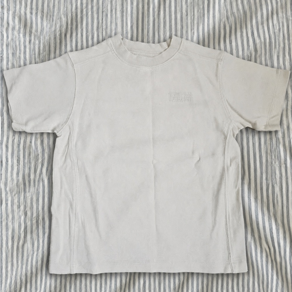 Zara Cream Short Sleeve Crewneck Tee for Kids